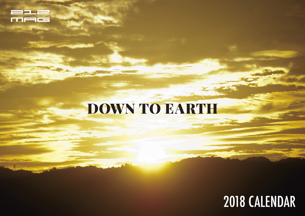 2018 Calendar “DOWN TO EARTH”